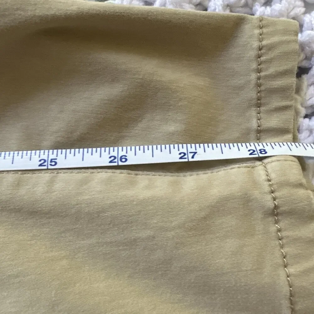 Mudd Size 5 FLX Stretch Khaki Pants Utility Skinny Zip Detailing Women’s/juniors